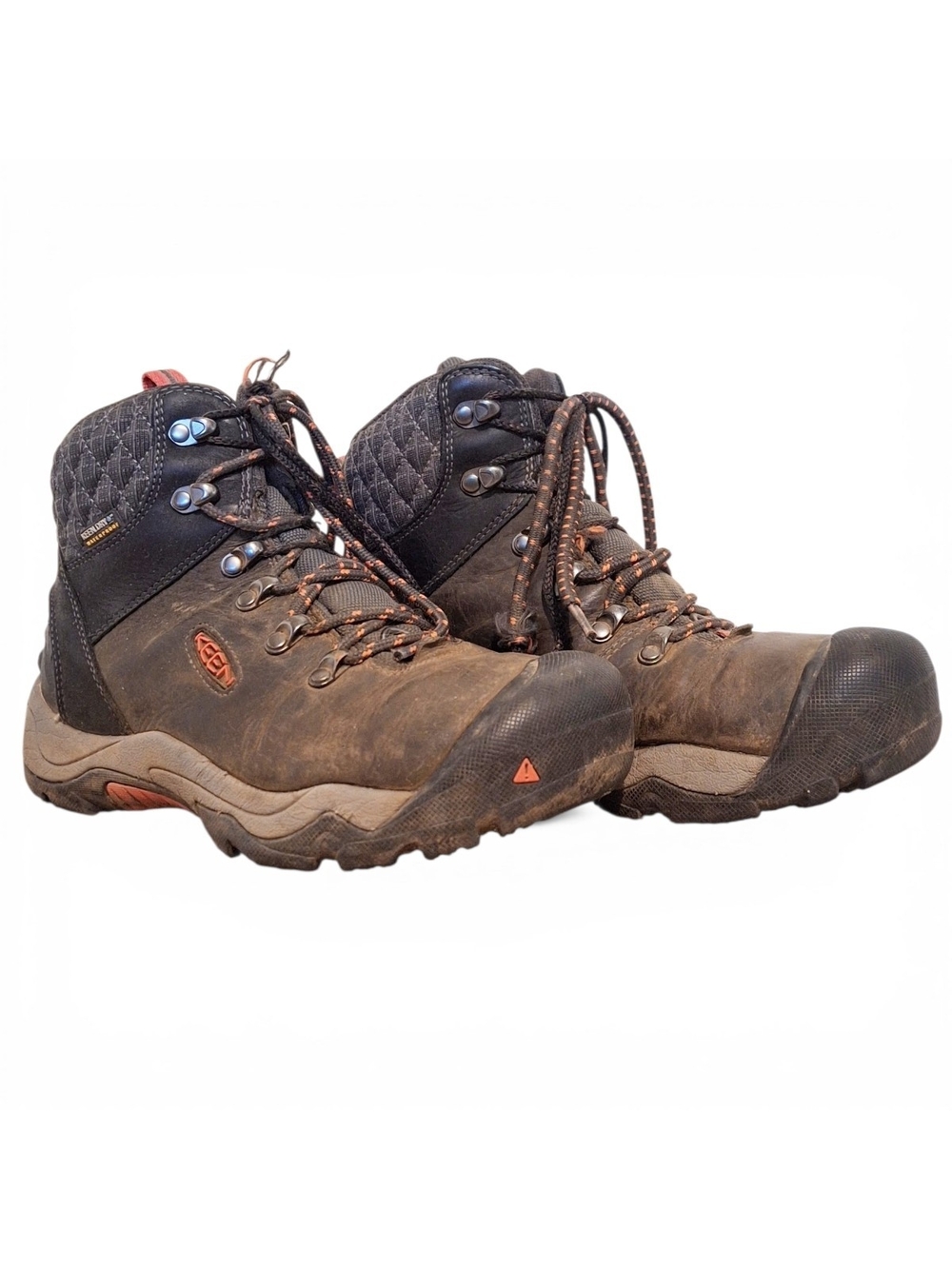 ✨️KEEN Women's Brown Hiking Boots - Rugged Waterproof Trail Boots! New Laces! - Picture 3 of 16